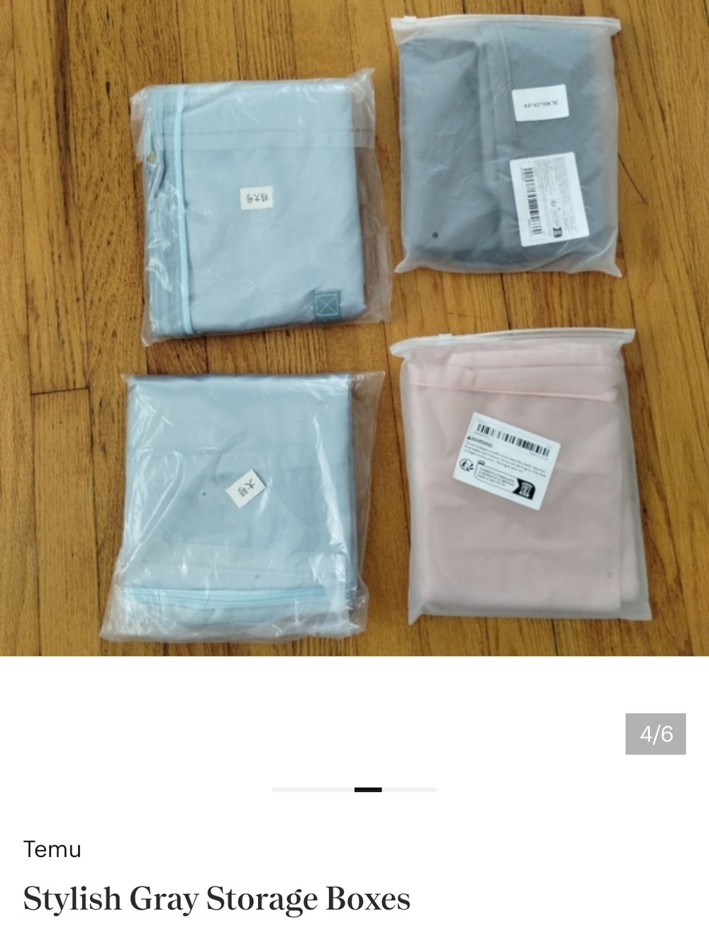 Men's Shirt - Gray and Pink Crew Neck by